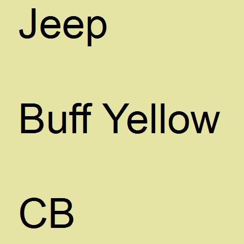 Jeep, Buff Yellow, CB.